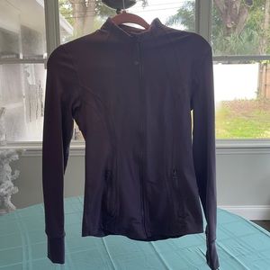 Lavender zip up workout